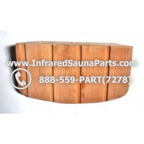 WOOD SHELVES + CUP HOLDERS - HEMLOCK WOOD CUP HOLDER STYLE 3 5