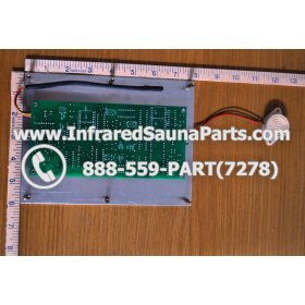 CIRCUIT BOARDS WITH  FACE PLATES - CIRCUIT BOARD WITH FACE PLATE DELUXE INFRARED SAUNA 03112006 MANUAL ON OFF SWITCH 5