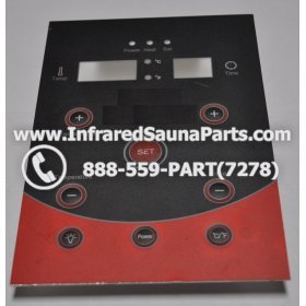 FACE PLATES - FACEPLATE FOR CIRCUIT BOARD HYDRA INFRARED SAUNA  06S084 3