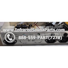 COMPLETE CONTROL POWER BOX WITH CONTROL PANEL - COMPLETE CONTROL POWER BOX VIDAL INFRARED SAUNA STYLE 1 WITH ONE CONTROL PANEL 15