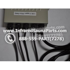 COMPLETE CONTROL POWER BOX 110V / 120V - COMPLETE CONTROL POWER BOX 110V / 120V BAMXSAUNA INFRARED SAUNA WITH 8 HEATER PLUGS v1 5