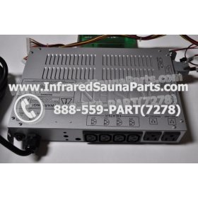 COMPLETE CONTROL POWER BOX WITH CONTROL PANEL - COMPLETE CONTROL POWER BOX HYDRA INFRARED SAUNA STYLE 3 WITH ONE CONTROL PANEL 5