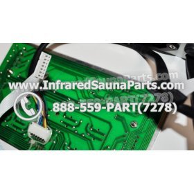 COMPLETE CONTROL POWER BOX WITH CONTROL PANEL - COMPLETE CONTROL POWER BOX VIDAL INFRARED SAUNA STYLE 1 WITH TWO CONTROL PANELS 6