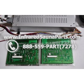 COMPLETE CONTROL POWER BOX WITH CONTROL PANEL - COMPLETE CONTROL POWER BOX PRECISION THERAPY INFRARED SAUNA STYLE 3 WITH TWO CONTROL PANELS 4