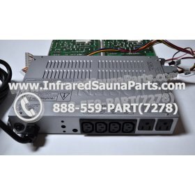 COMPLETE CONTROL POWER BOX WITH CONTROL PANEL - COMPLETE CONTROL POWER BOX WATERSTAR INFRARED SAUNA STYLE 3 WITH TWO CONTROL PANELS 5