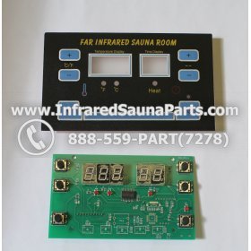 CIRCUIT BOARDS WITH  FACE PLATES - CIRCUIT BOARD WITH FACEPLATE 6 BUTTONS X 106199 WITH 8 PIN CONNECTION 1