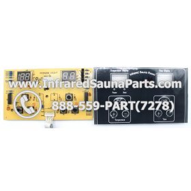 CIRCUIT BOARDS WITH  FACE PLATES - CIRCUIT BOARD WITH FACE PLATE X003107 AND THERMO WIRE 1