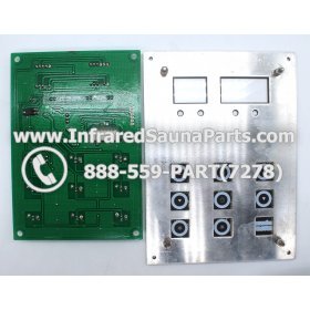 CIRCUIT BOARDS WITH  FACE PLATES - CIRCUIT BOARD WITH FACE PLATE INFRARED SAUNA CABIN MAIN 2