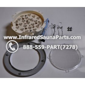 COMPLETE LIGHT ASSEMBLY 110V / 120V - COMPLETE LIGHT ASSEMBLY WITH BULB - 4 PIN CONNECTION 110V / 120V 6