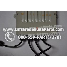 COMPLETE CONTROL POWER BOX 220V / 240V - COMPLETE CONTROL POWER BOX 220V / 240V HEATWAVE INFRARED SAUNA WITH 8 HEATER PLUGS v1 2