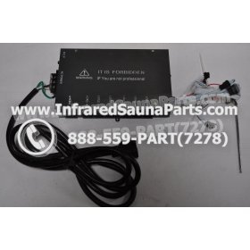 COMPLETE CONTROL POWER BOX 220V / 240V - COMPLETE CONTROL POWER BOX 220V / 240V WITH 7 CIRCUIT BOARD PINS  6 FEMALE PLUGS SAUNAGEN INFRARED SAUNA 1