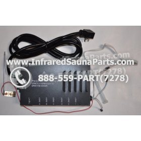 COMPLETE CONTROL POWER BOX 220V / 240V - COMPLETE CONTROL POWER BOX 220V / 240V  WITH 7 CIRCUIT BOARD PINS  6 FEMALE PLUGS SAUNA KING INFRARED SAUNA STYLE 9 14