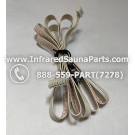 CIRCUIT BOARDS / TOUCH PADS CONNECTORS - CIRCUIT BOARDS / TOUCH PADS CONNECTORS 7 PIN FEMALE TO 7 PIN FEMALE WHITE TWO STAGE CABLE 3