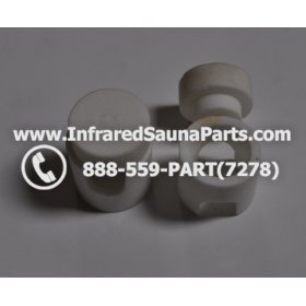 INFRARED SAUNA HEATER ACCESSORIES  - INFRARED SAUNA CERAMIC HEATER END CAPS AND TIP COMPLETE SET FOR 1 CERAMIC HEATER 1