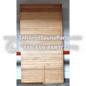 WOOD SAUNA WALLS - HEMLOCK WOOD SAUNA PANEL ( 71.2" x 38.3" ) 3