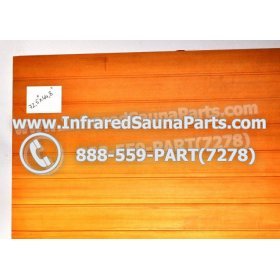WOOD SAUNA WALLS - HEMLOCK WOOD SAUNA PANEL ( 72.5" x 44.8" ) L 2