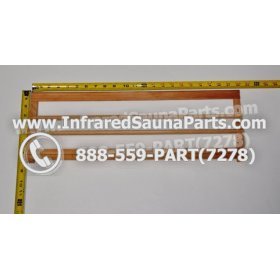 WOOD MAGAZINE HOLDERS - HEMLOCK WOOD MAGAZINE RACK ( 22" x 7.75" ) 1