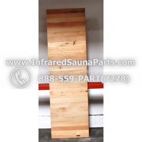 WOOD BENCHS + HEATERS - HEMLOCK WOOD BENCH ( 66.5" x 19.8" ) 4