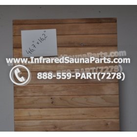 WOOD BENCHS + HEATERS - HEMLOCK WOOD BENCH ( 46.7" x 16.2" ) 3