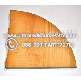 WOOD SHELVES + CUP HOLDERS - HEMLOCK WOOD CUP HOLDER STYLE 5 8