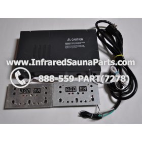 COMPLETE CONTROL POWER BOX WITH CONTROL PANEL - COMPLETE CONTROL POWER BOX 110V / 120V / 220V WITH 8 CIRCUIT BOARD PINS WITH TWO CONTROL PANELS 2