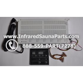 COMPLETE CONTROL POWER BOX WITH CONTROL PANEL - COMPLETE CONTROL POWER BOX KEYSBACKYARD INFRARED SAUNA STYLE 4 WITH ONE CONTROL PANEL 4