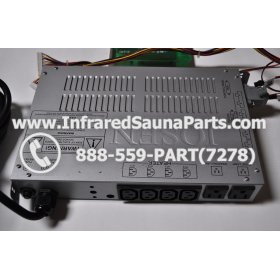 COMPLETE CONTROL POWER BOX WITH CONTROL PANEL - COMPLETE CONTROL POWER BOX IRONMAN INFRARED SAUNA STYLE 3 WITH ONE CONTROL PANEL 5