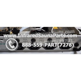 COMPLETE CONTROL POWER BOX WITH CONTROL PANEL - COMPLETE CONTROL POWER BOX GAIA INFRARED SAUNA STYLE 1 WITH ONE CONTROL PANEL 14