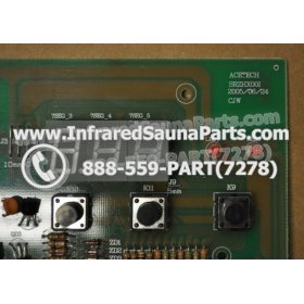 CIRCUIT BOARDS / TOUCH PADS - CIRCUIT BOARD  TOUCHPAD GAIA INFRARED SAUNA SRZHX001 - (10 BUTTONS) 6