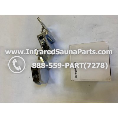 DOOR HINGES - Glass Door Hinge H7160AC-C Full Set 1