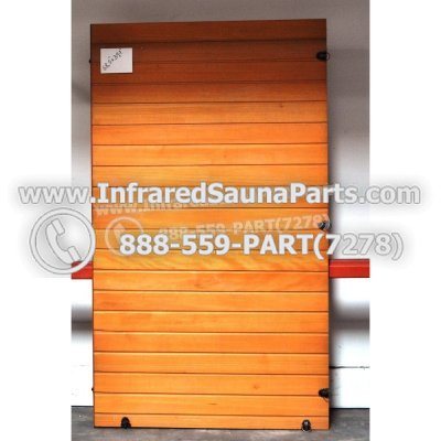 WOOD SAUNA WALLS - HEMLOCK WOOD SAUNA PANEL ( 68.5" x 39.7" ) 1