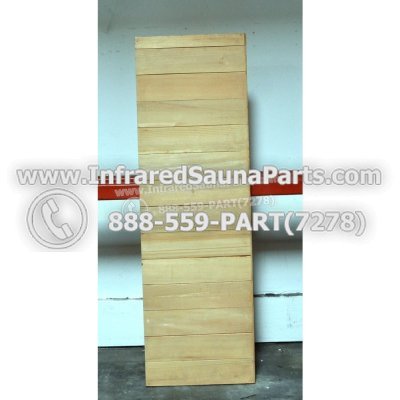 WOOD BENCHS + HEATERS - HEMLOCK WOOD BENCH ( 47.5" x 15" ) L 1